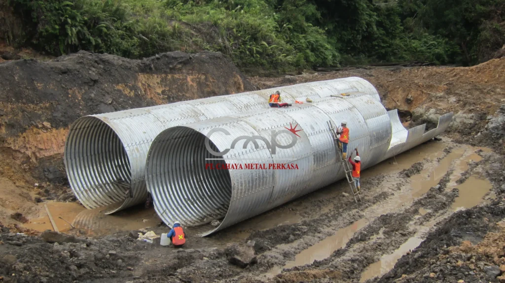 corrugated steel pipe